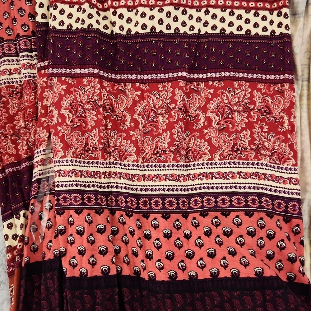 NWT American Eagle Soft & Sexy Maxi Dress Small Boho Halter Sleeveless Side Slit - Picture 14 of 14